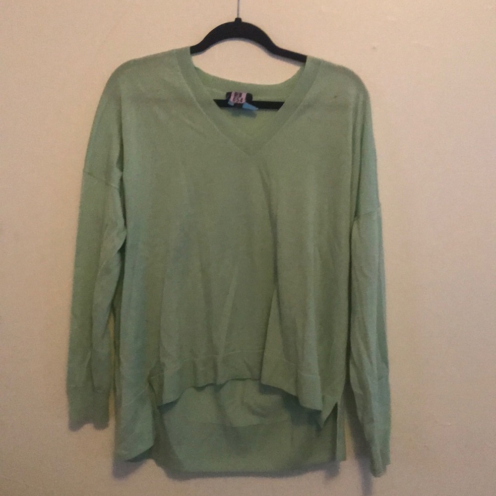 JCrew mint sweater